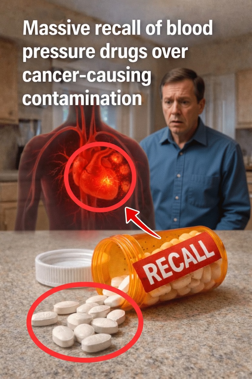Urgent Recall: Over 580,000 Bottles of Blood Pressure Drug Pulled Over Cancer Concerns