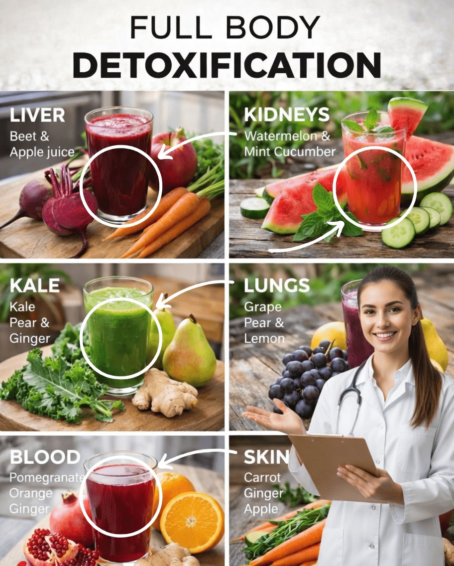 Discover Simple Ways to Support Your Body’s Natural Detox Processes with Fresh Juices