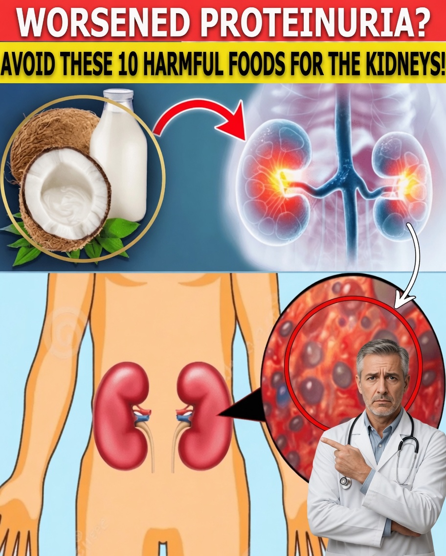 Protéinurie en aggravation ? 10 aliments du quotidien qui peuvent fatiguer silencieusement vos reins