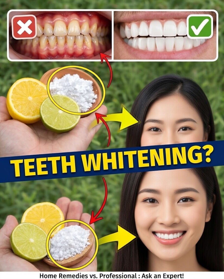 Citron et bicarbonate de soude pour un sourire plus éclatant : ce qui fonctionne vraiment et ce qu’il faut éviter