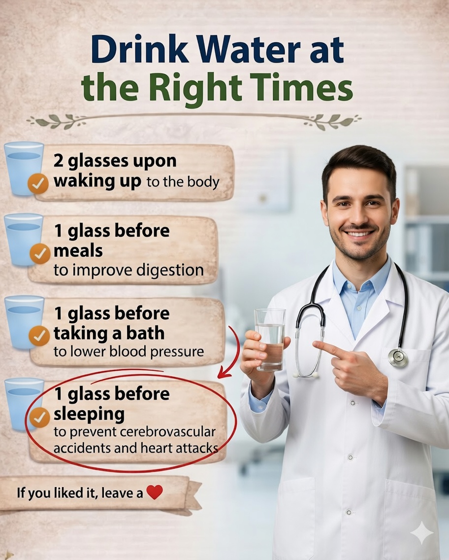 💧⏰ Quand boire de l’eau ? 4 moments clés pour améliorer votre santé (selon la science)