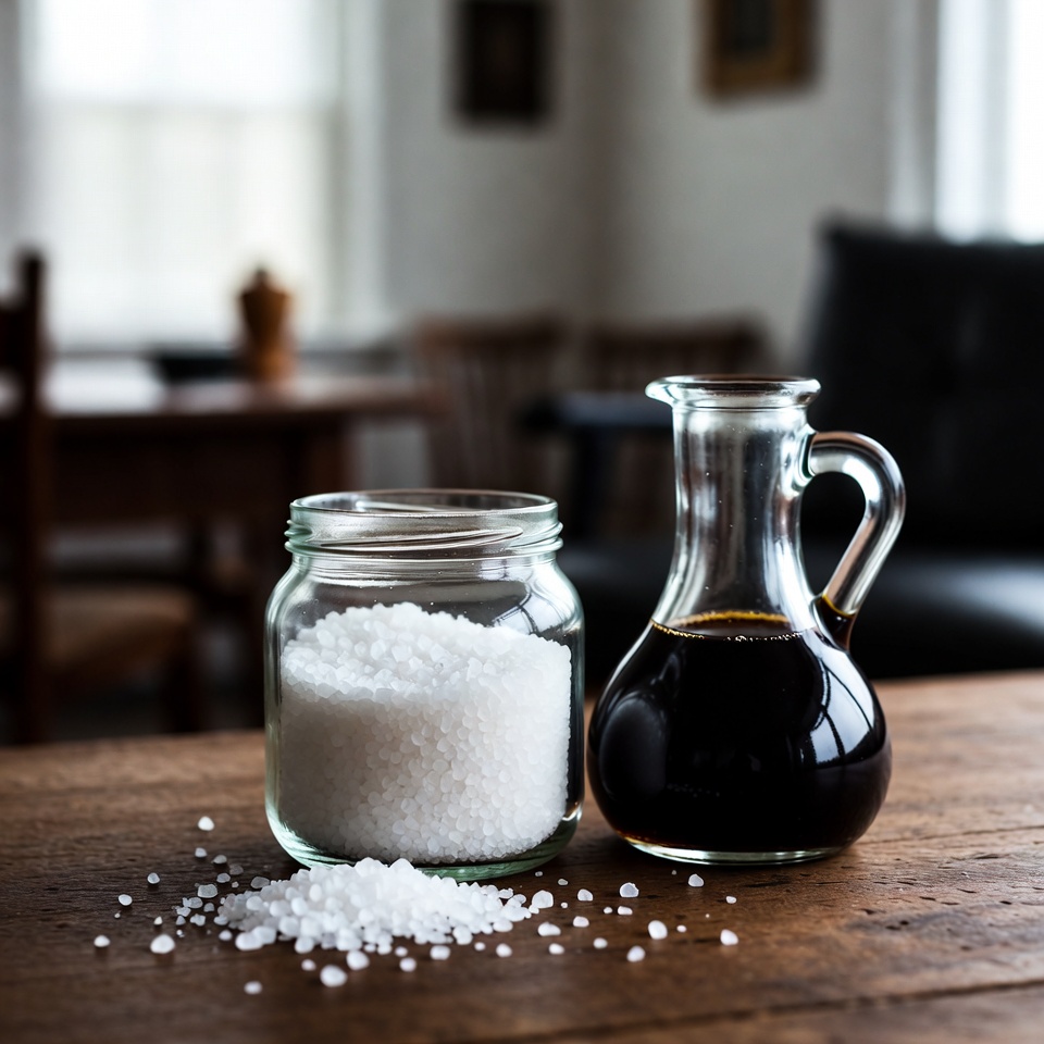 Natural Salt and Vinegar Remedy for Cleansing Room Energy