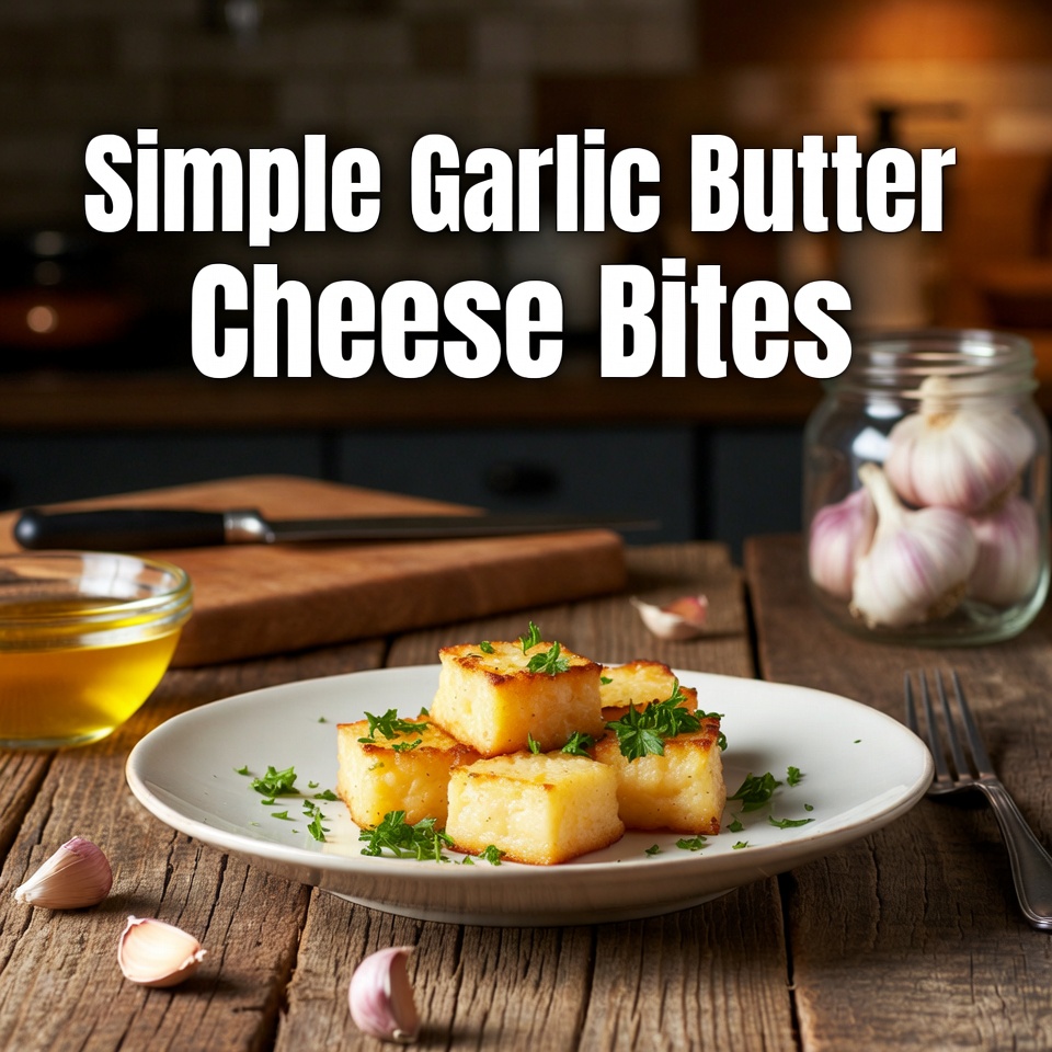 Simple Garlic Butter Cheese Bites