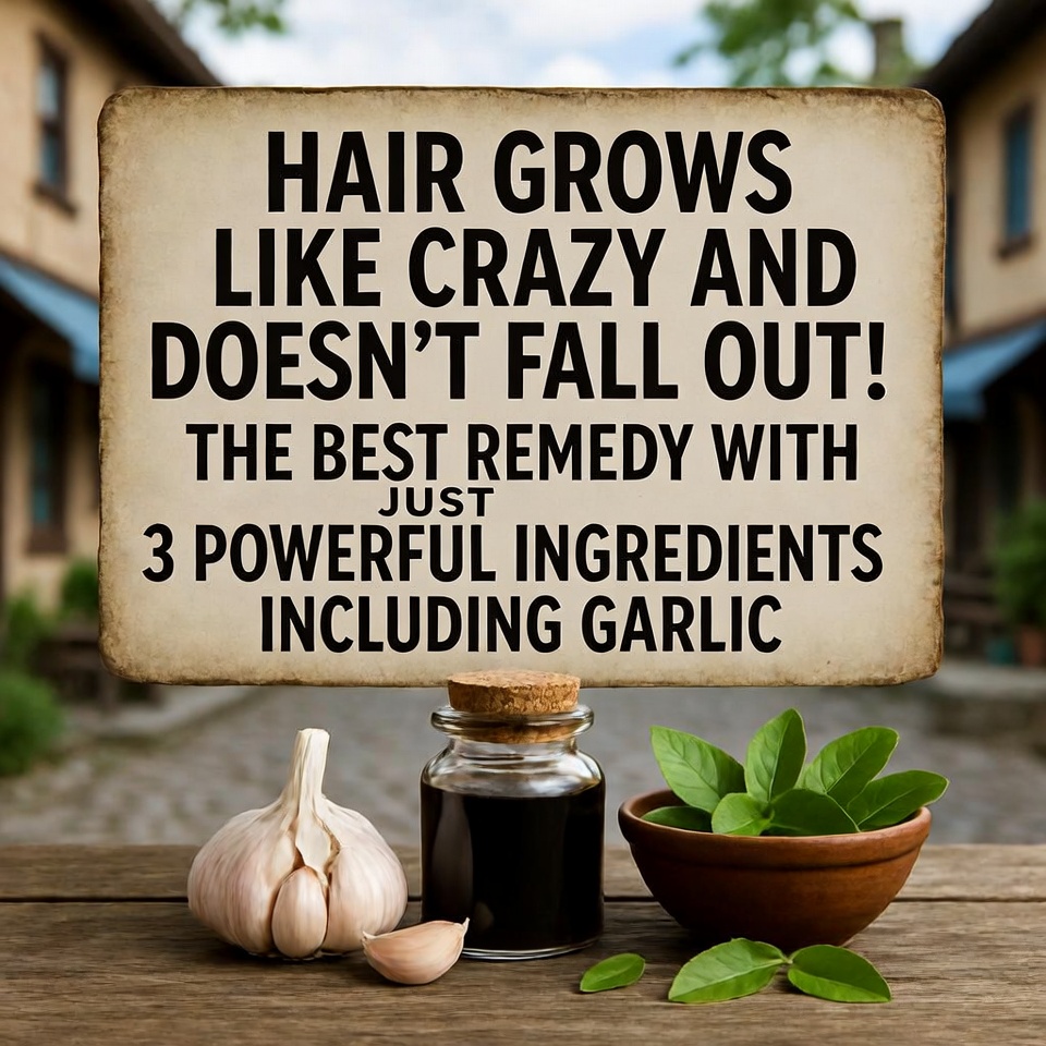 Hair Grows Like Crazy and Doesn’t Fall Out! The Best Remedy with Just 3 Powerful Ingredients Including Garlic