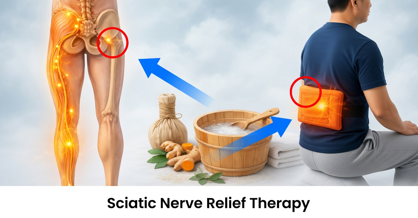 Nervio ciático inflamado: síntomas y alivio natural