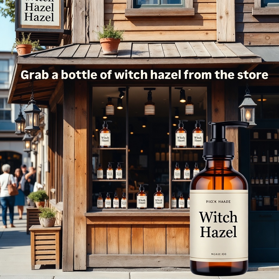 Grab a bottle of witch hazel from the store. Here are 10 brilliant uses that you might not know