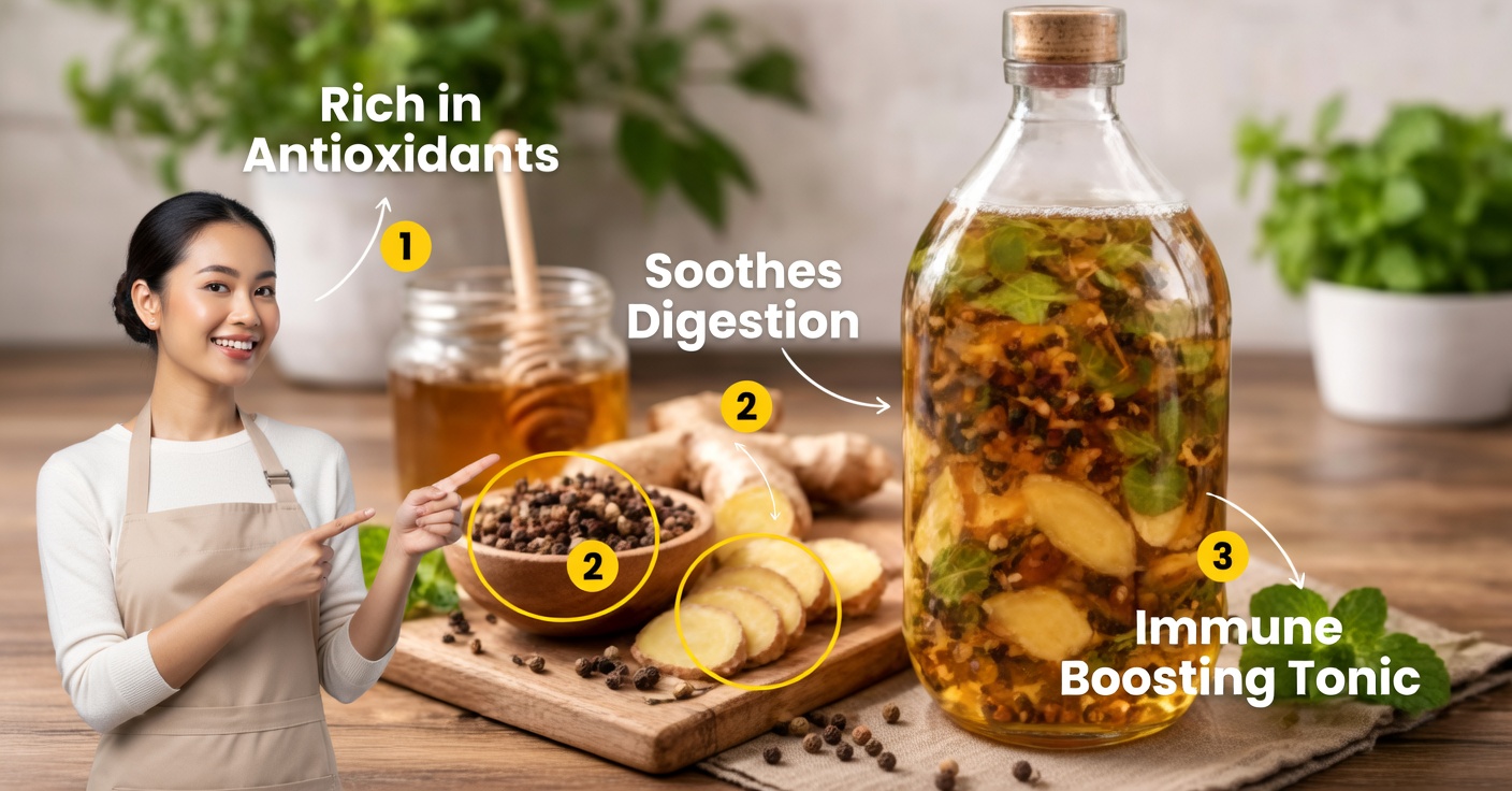 Jengibre con clavos de olor: receta paso a paso y cómo tomarlo