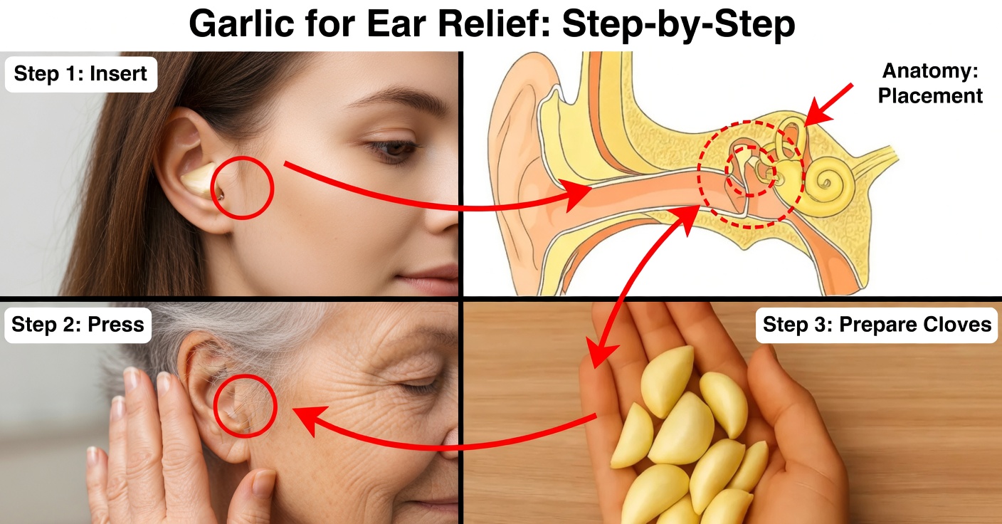 Ajo para el oído: cómo aliviar infecciones y mejorar la audición