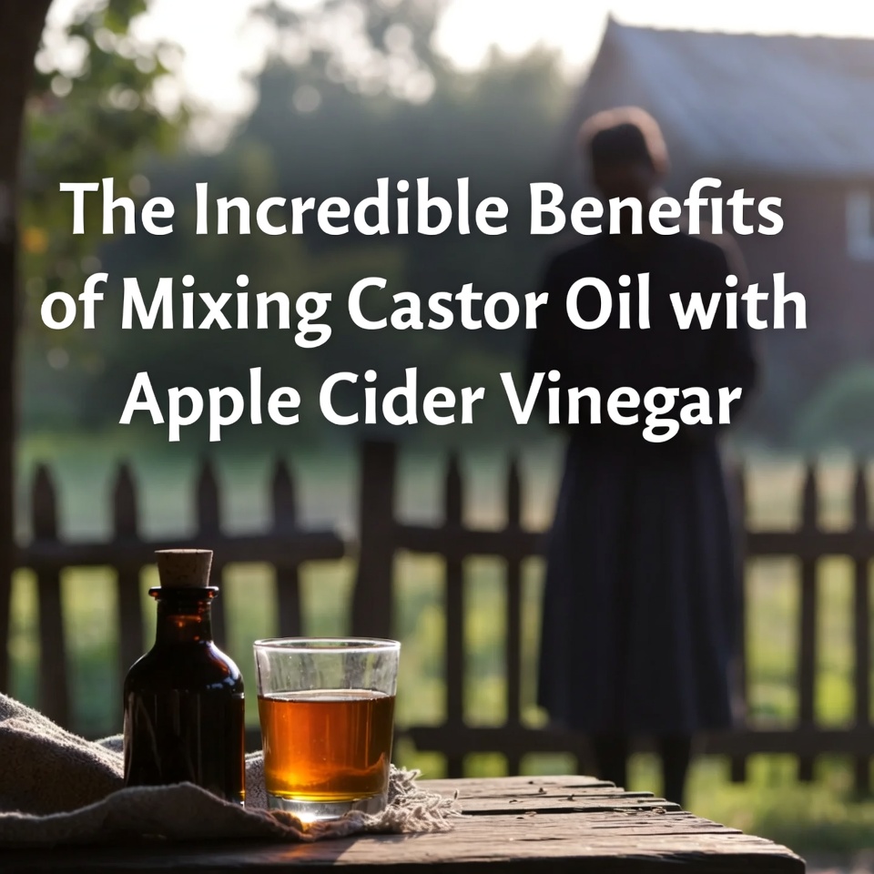 The Incredible Benefits of Mixing Castor Oil with Apple Cider Vinegar