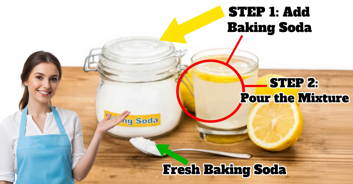 Agua con Limón y Bicarbonato: Limpia y Alcaliniza