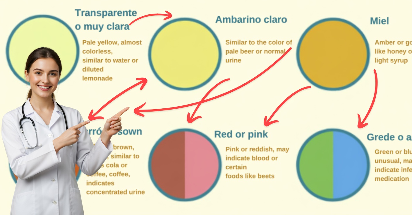 Color de la orina: qué significa cada tono y cómo cuidarte