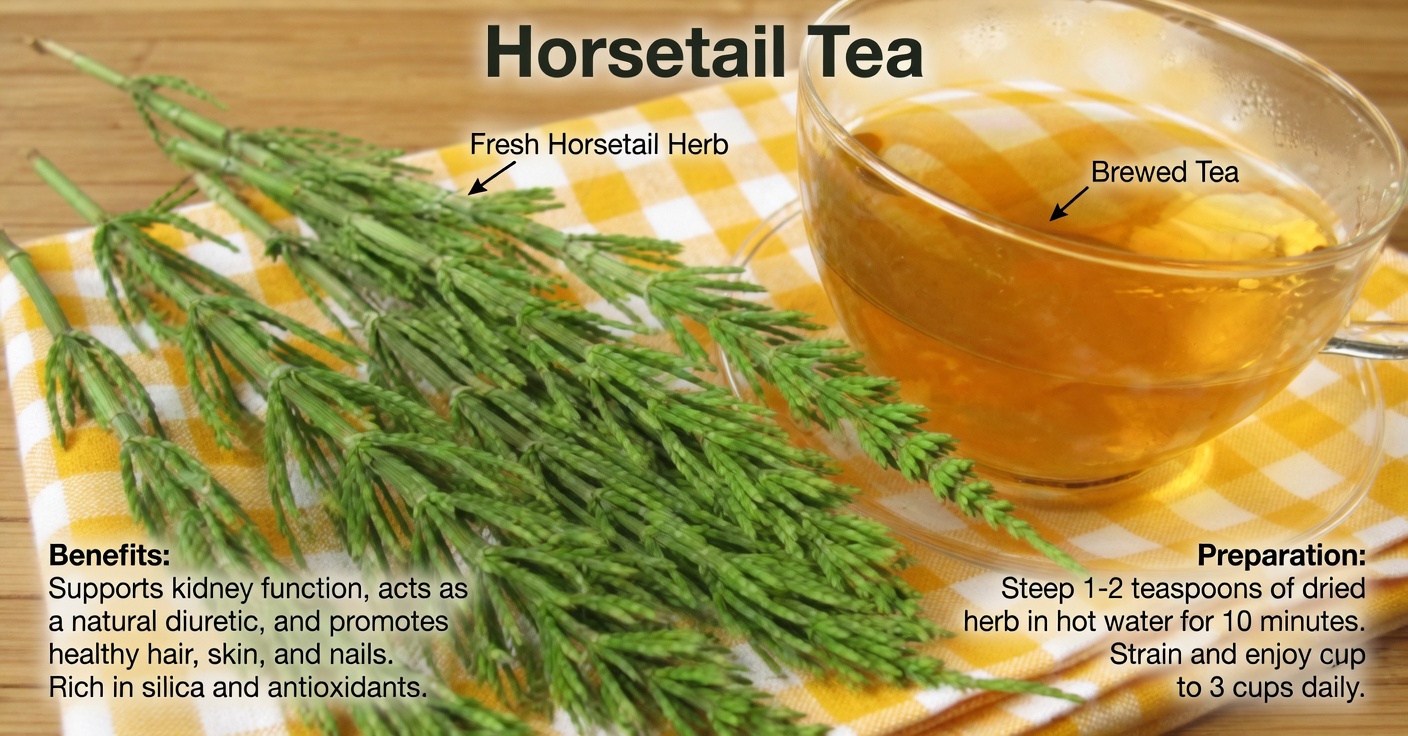 Infusiones para limpiar los riñones de forma natural