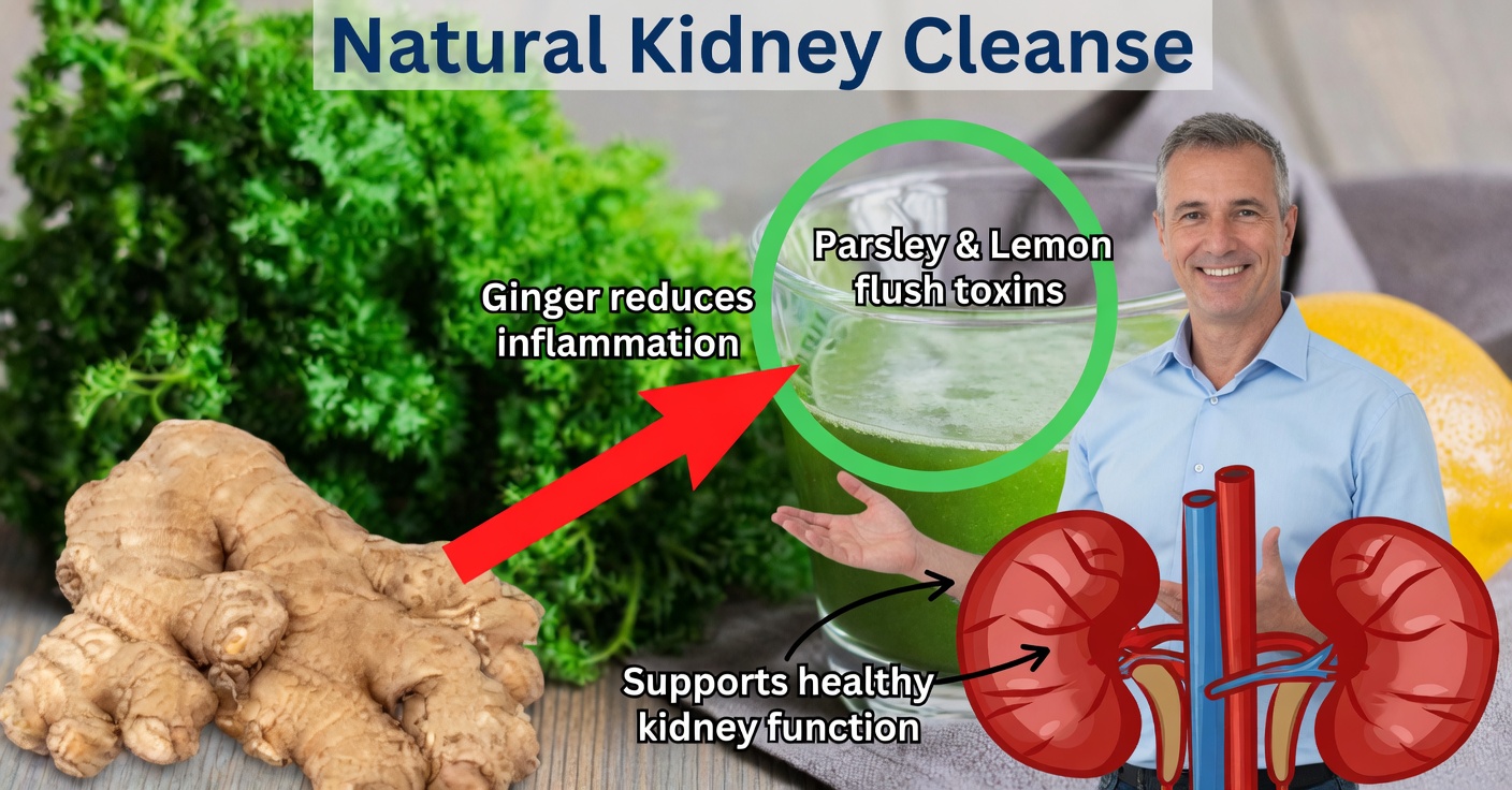 El jugo que desintoxica riñones y baja la inflamación