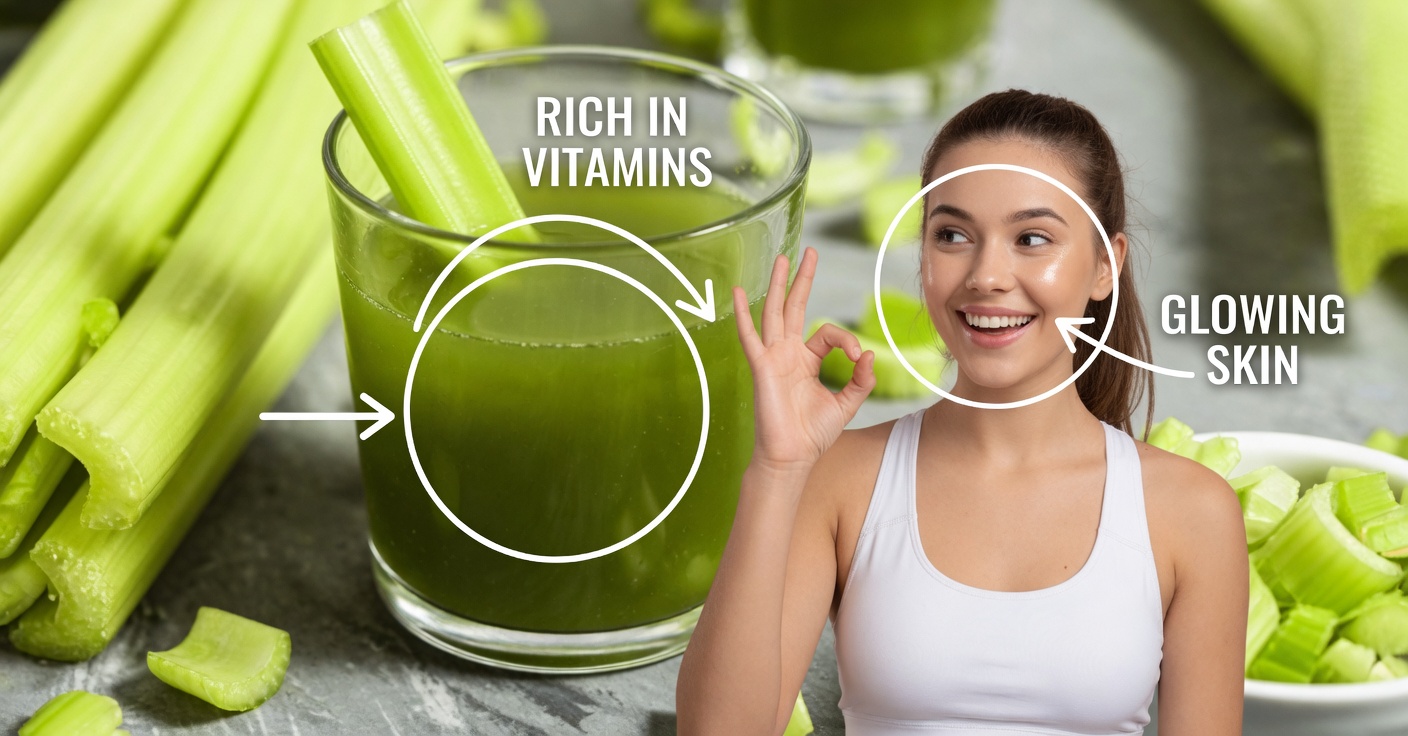 Jugo de apio para limpiar riñones, hígado y pulmones