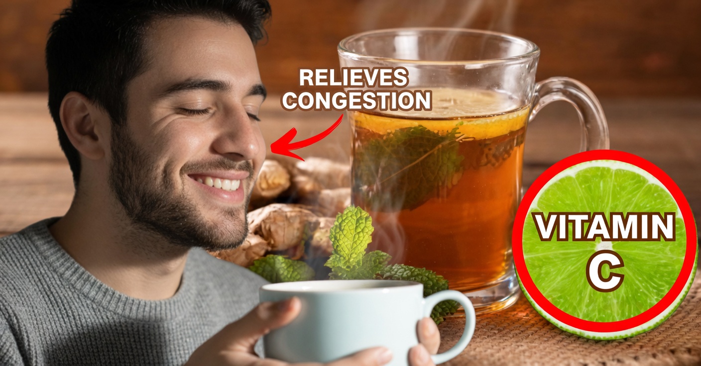 Té de Menta, Jengibre y Limón: Alivio Natural para el Cuerpo