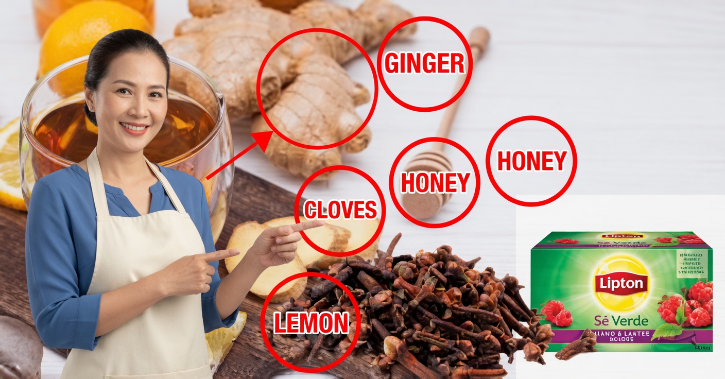Té de jengibre y clavo con Lipton: Infusión natural poderosa