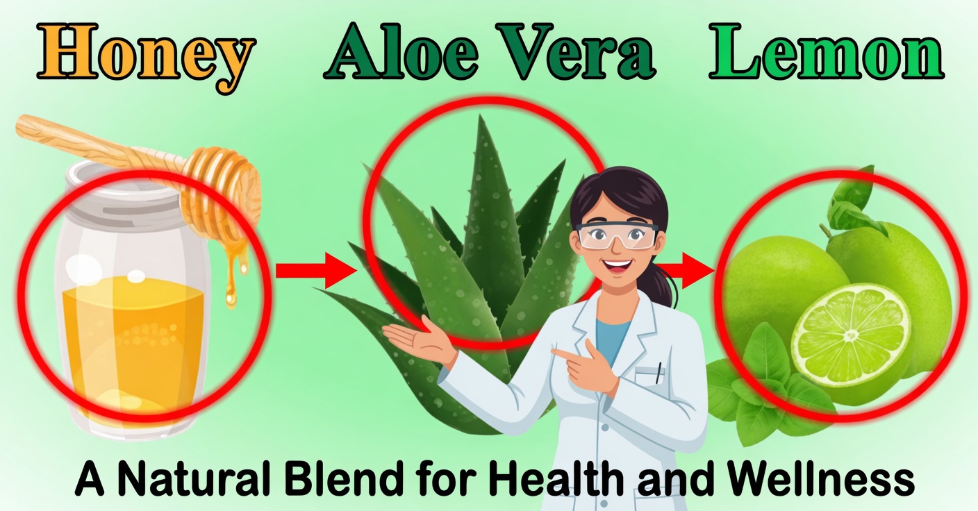 Aloe Vera, Miel y Limón: El Milagro Natural que Limpia y Sana