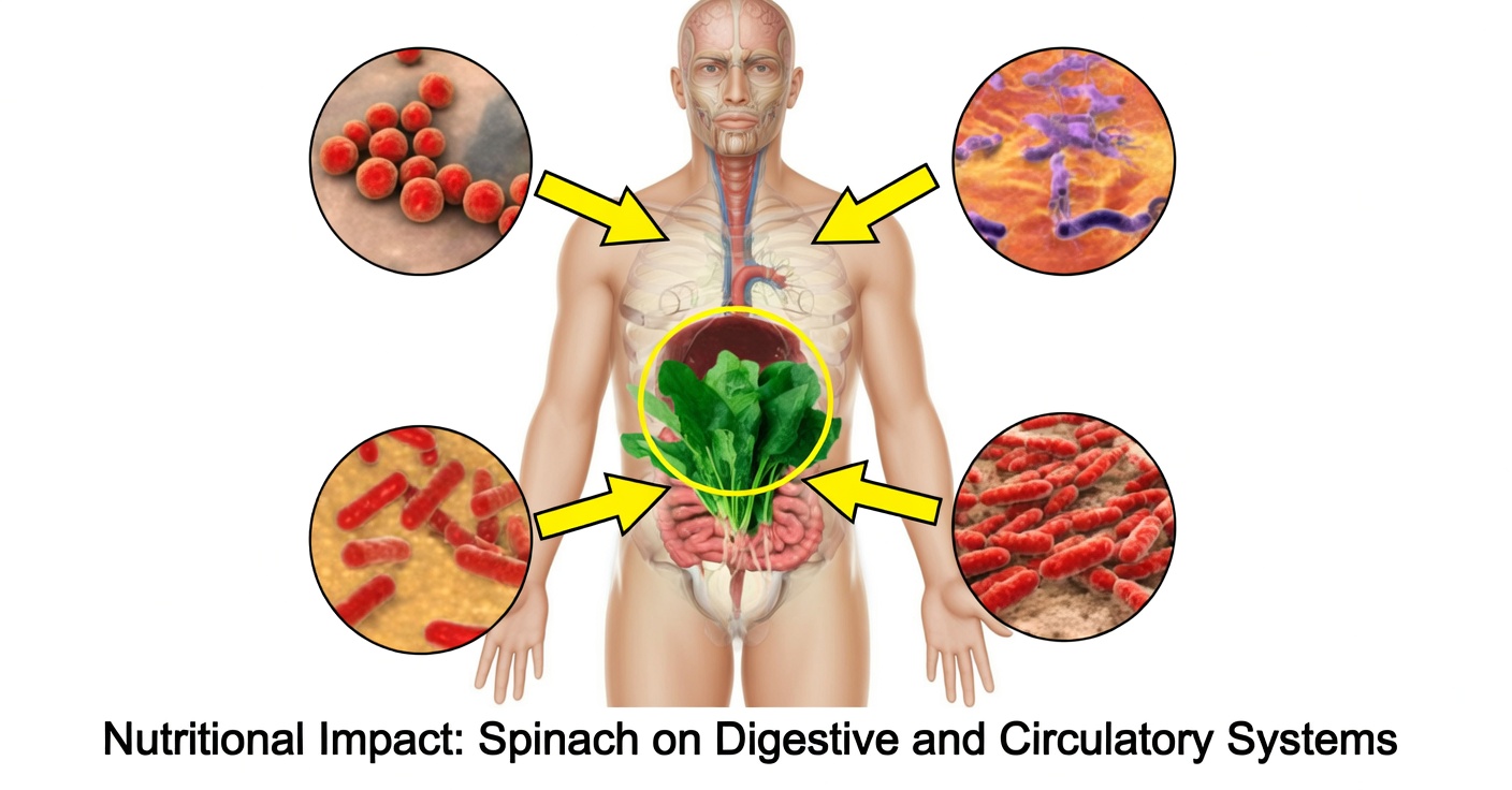 Espinacas para Purificar el Intestino y Eliminar Bacterias