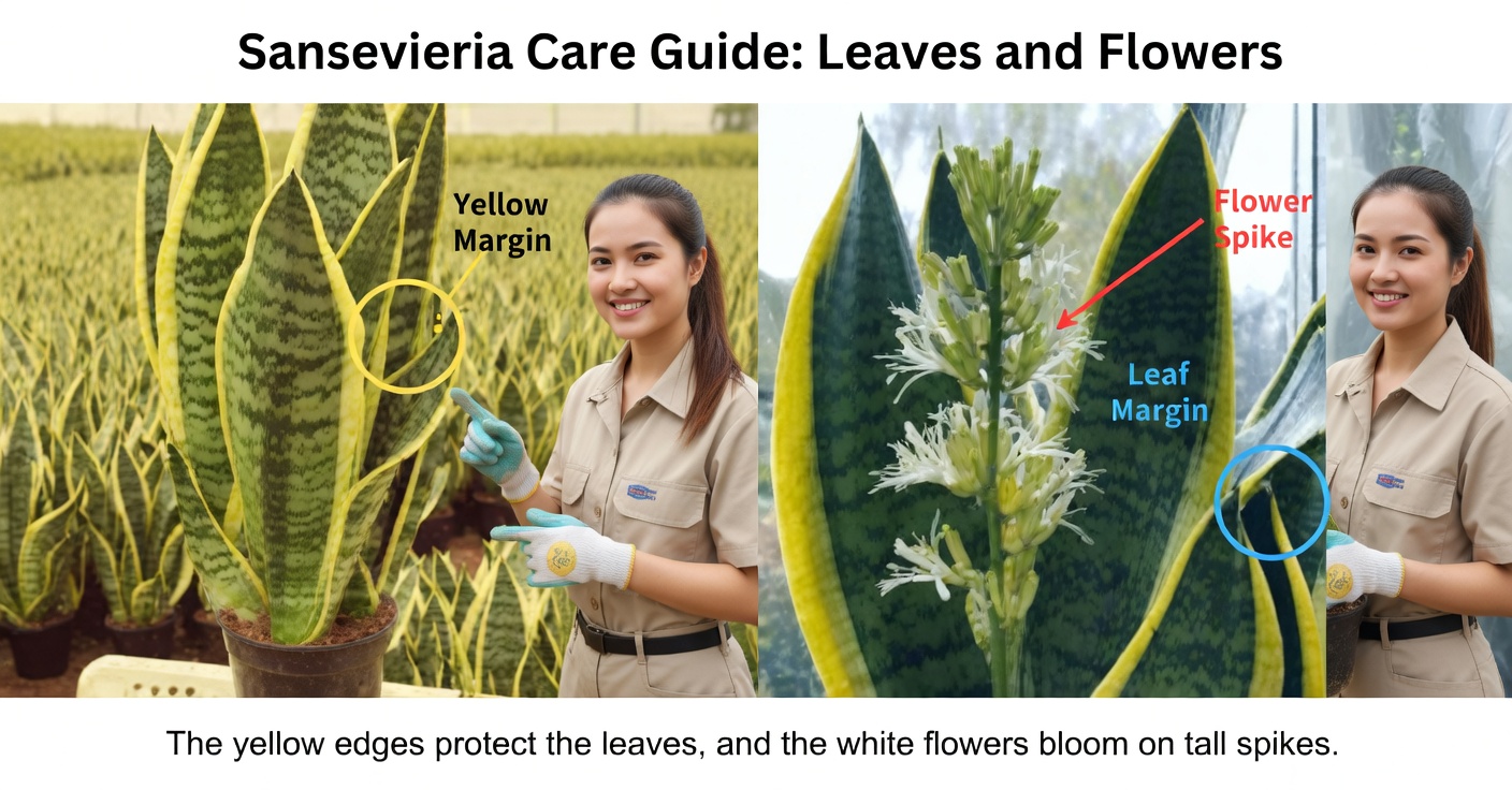 Descubre cómo hacer florecer la Sansevieria o Lengua de Suegra muy bonita