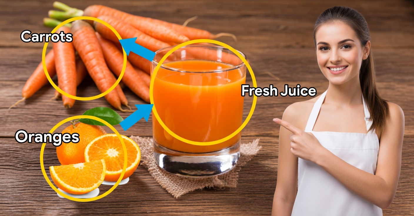 Mezcla Naranjas y Zanahorias y Transforma tu Salud