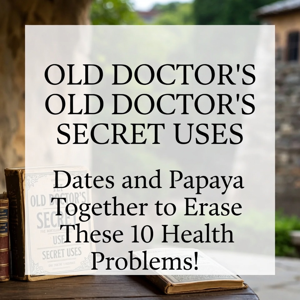 Old Doctor’s Secret Use Dates and Papaya Together to Erase These 10 Health Problems!