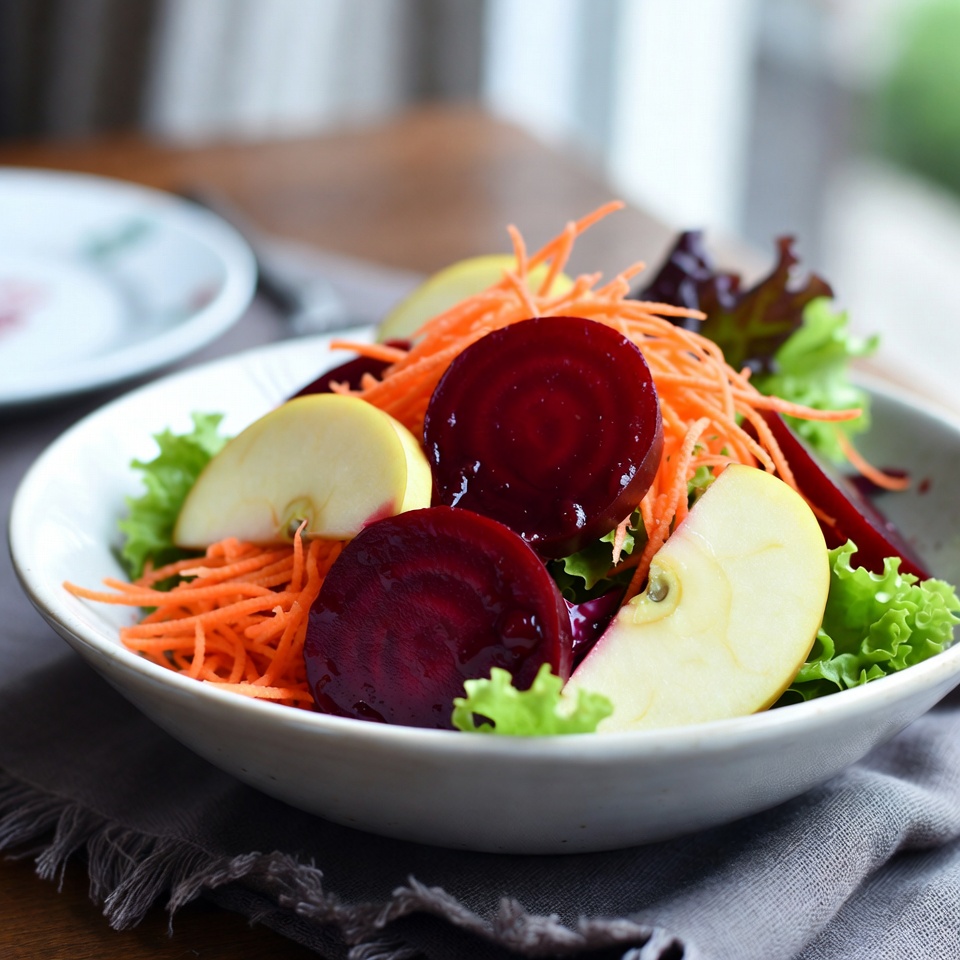 Beetroot, Apple, and Carrot Salad