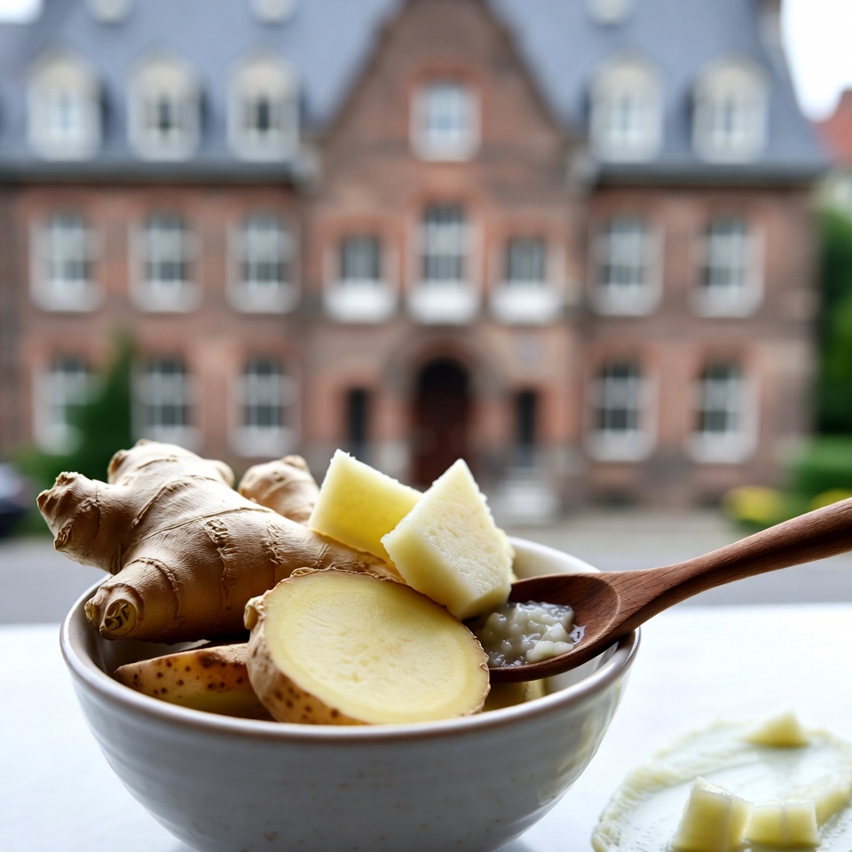 Ginger and potato mask to remove spots