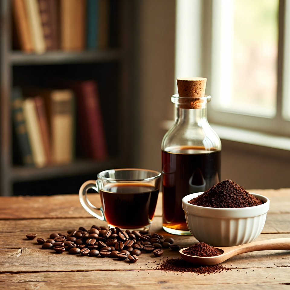 Natural Coffee Oil Recipe for Skin Rejuvenation and Anti-Aging