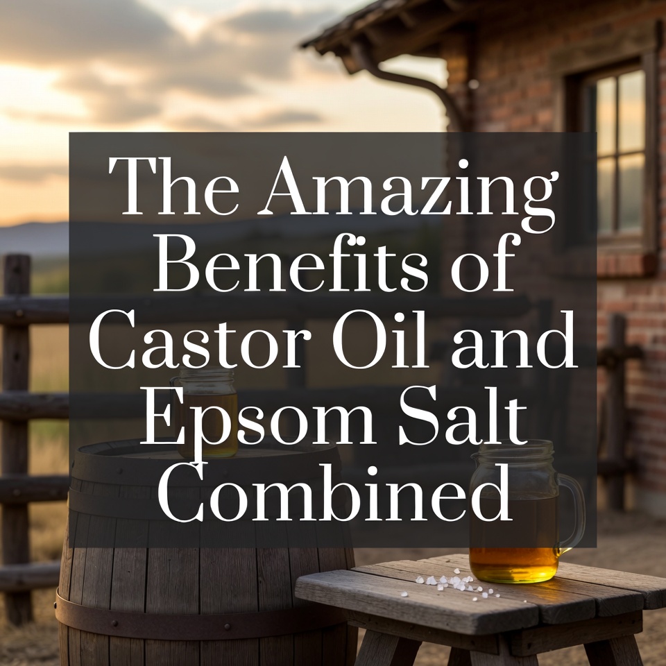The Amazing Benefits of Castor Oil and Epsom Salt Combined