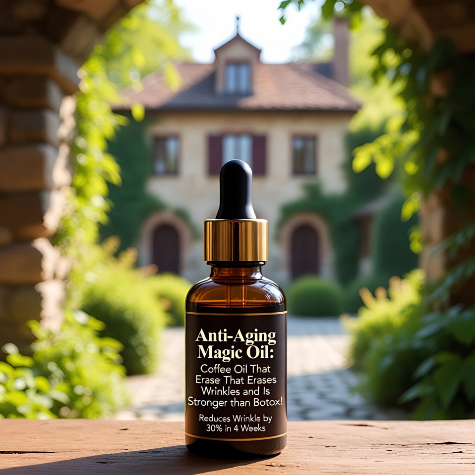 Anti-Aging Magic Oil: Coffee Oil That Erases Wrinkles and Is Stronger than Botox!