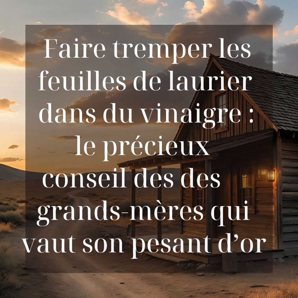 Faire tremper les feuilles de laurier dans du vinaigre : le précieux conseil des grands-mères qui vaut son pesant d’or