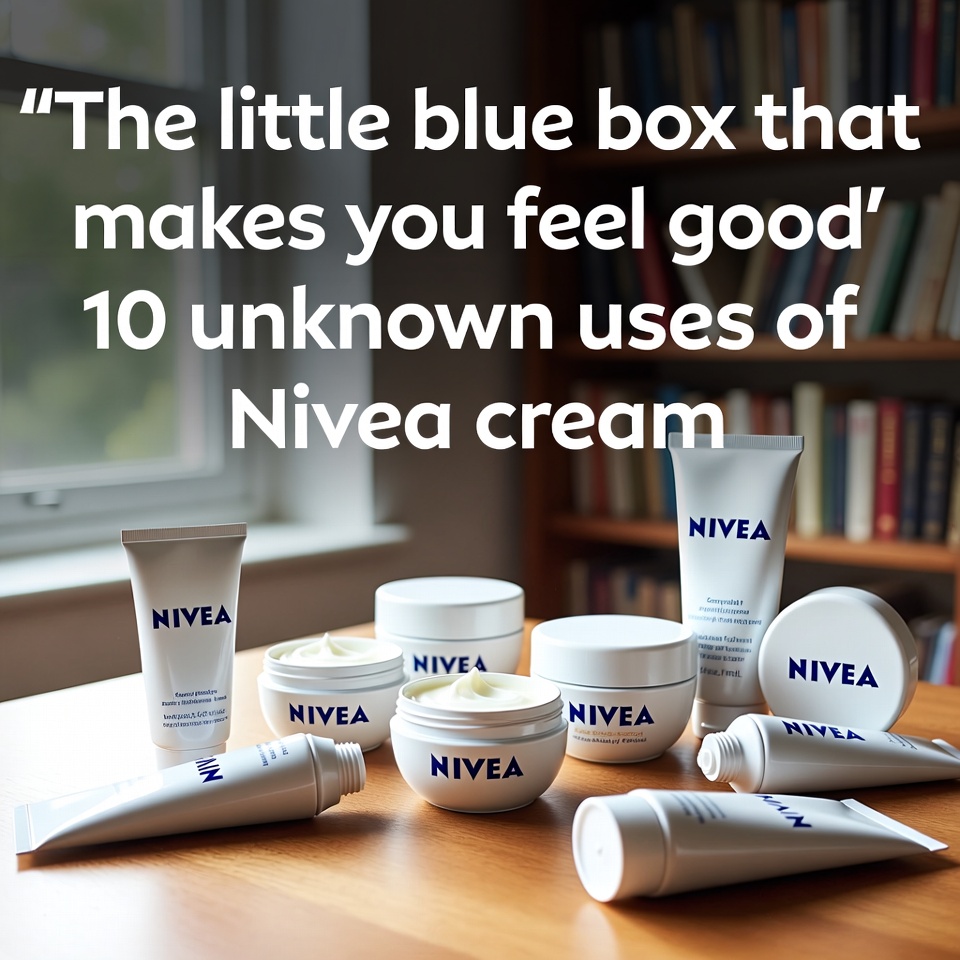 The little blue box that makes you feel good”: 10 unknown uses of Nivea cream