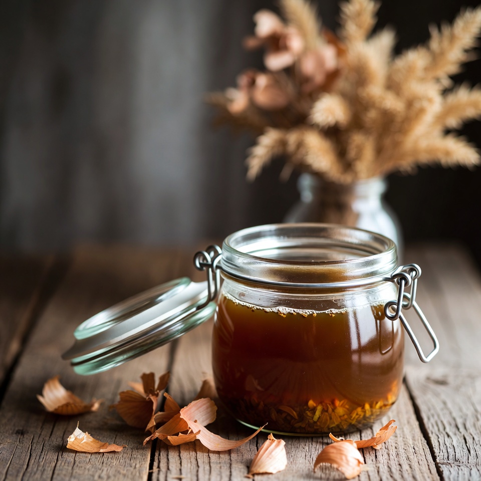 Natural recipe to reverse gray hair using onion peels