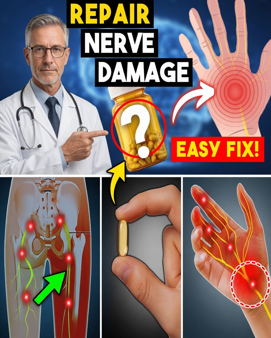 Tingling and Numbness? Discover the Essential Vitamins That Help Repair Nerves Naturally