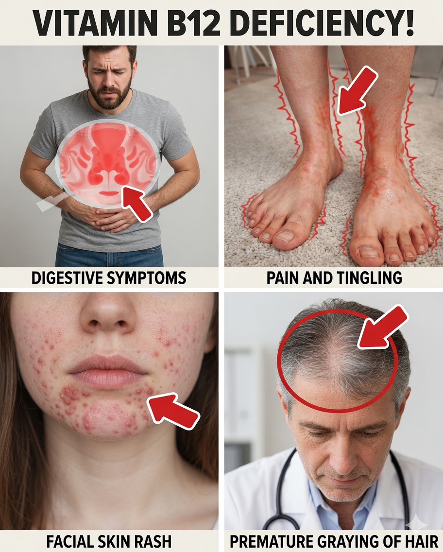 8 Strange Signs Your Body Is Begging for More Vitamin B12 – Don’t Ignore These Warnings