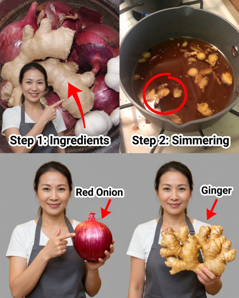 The Red Onion and Ginger Elixir: Support Your Longevity and Clear Your Arteries