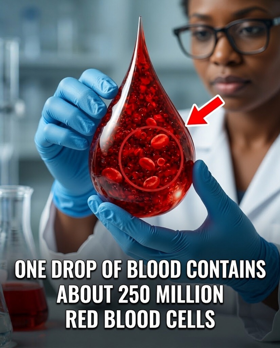 Did You Know That a Single Drop of Blood Contains 250 Million Red Blood Cells Working Nonstop for You?