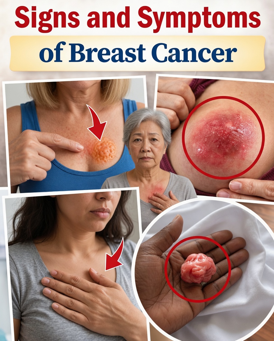 10 Warning Signs and Symptoms of Breast Cancer You Should Never Ignore