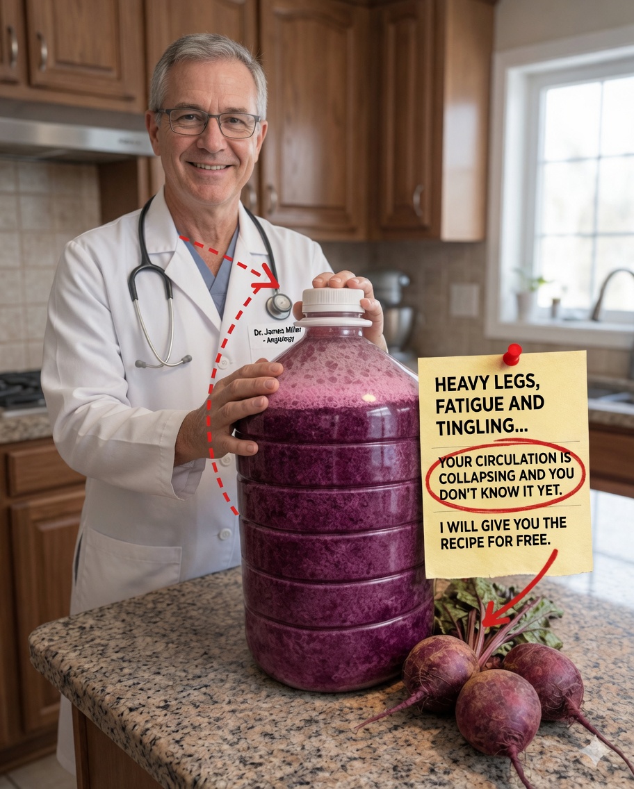 Heavy Legs, Fatigue, and Tingling? Discover Simple Habits and a Beetroot Drink to Support Circulation