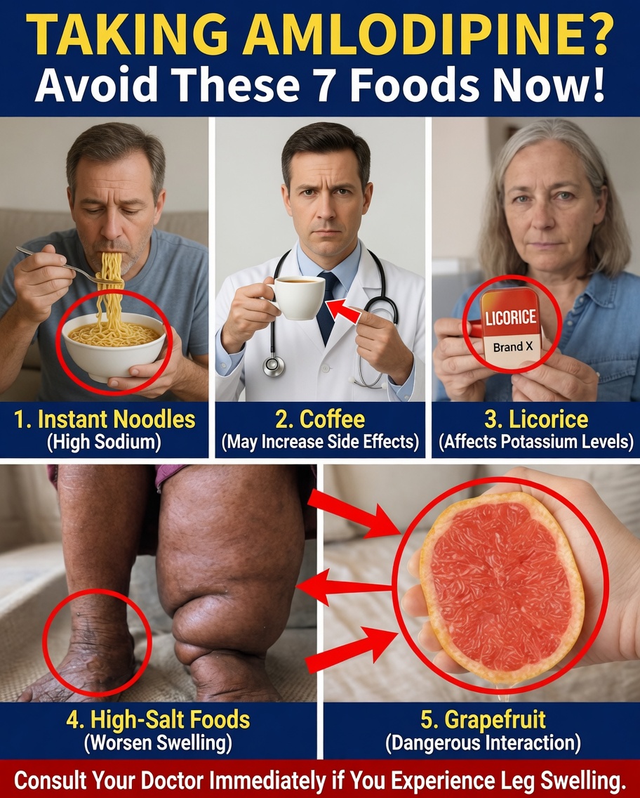 7 Foods That Can Quietly Worsen Amlodipine Side Effects (and Smart Swaps to Feel Better Fast)