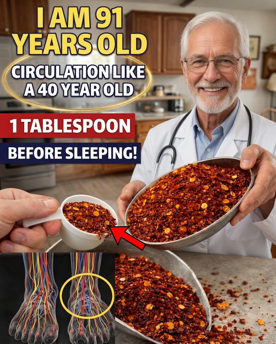 Elderly: Could a Simple Spice Before Bed Improve Circulation in the Legs and Feet?