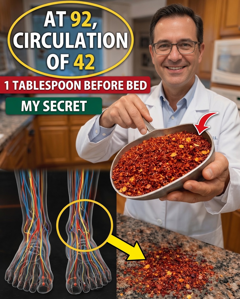 Seniors: Could a Simple Spice Before Bed Help Improve Circulation in the Legs and Feet?
