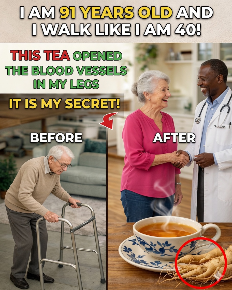 Over 60? Drink These 3 Teas to Rebuild Muscle and Walk Strong Again