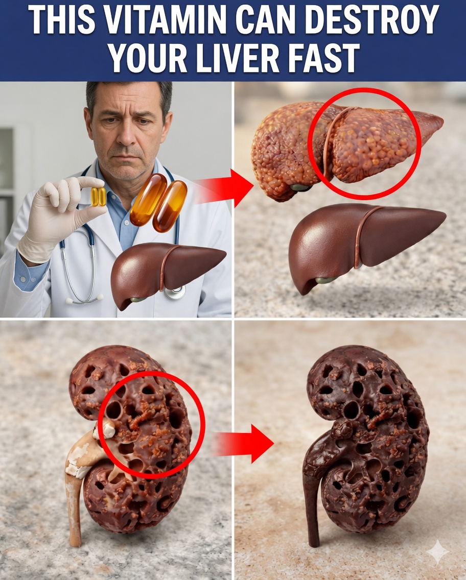 The Shocking Truth: Your Daily Vitamins May Be Silently Damaging Your Organs
