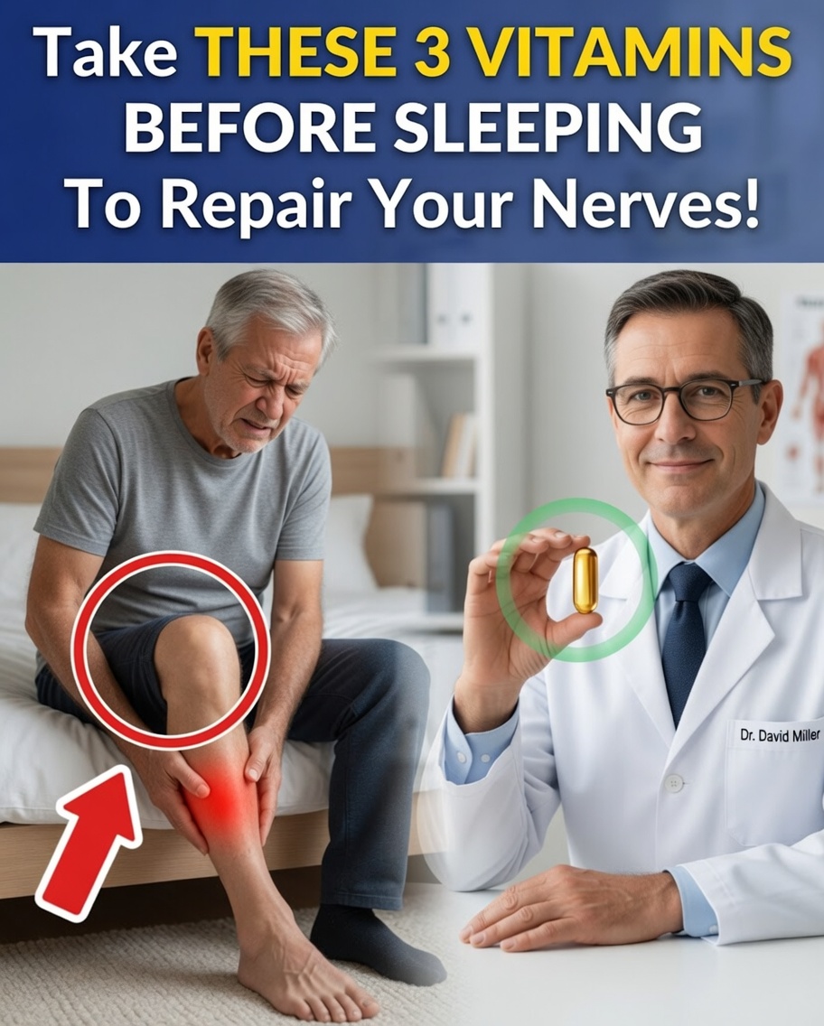 3 Essential Vitamins at Night to Strengthen Legs After Age 60