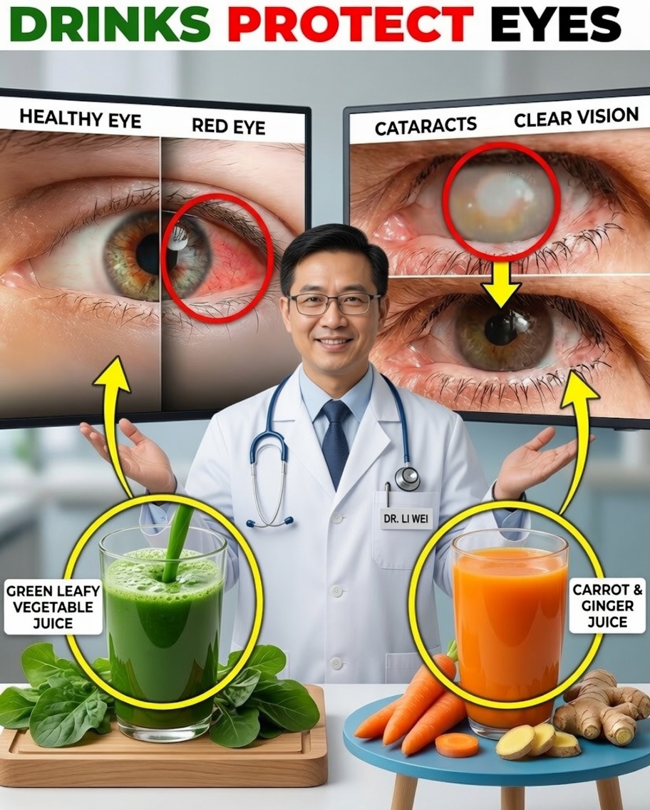 8 Miracle Drinks to Protect Your Eyes and Naturally Improve Vision