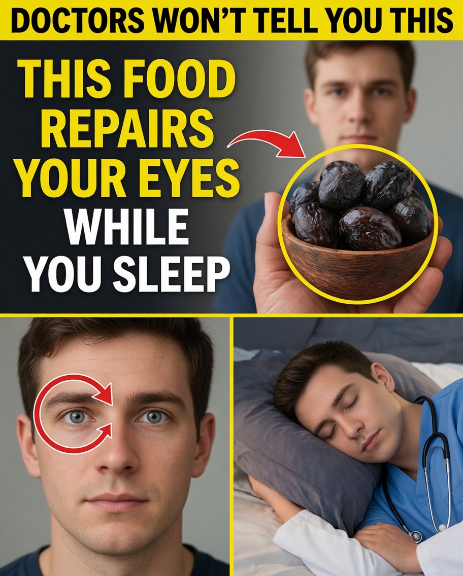 Seniors: Eat THESE 3 Foods Before Bed to Repair Your Eyes and Improve Vision Overnight