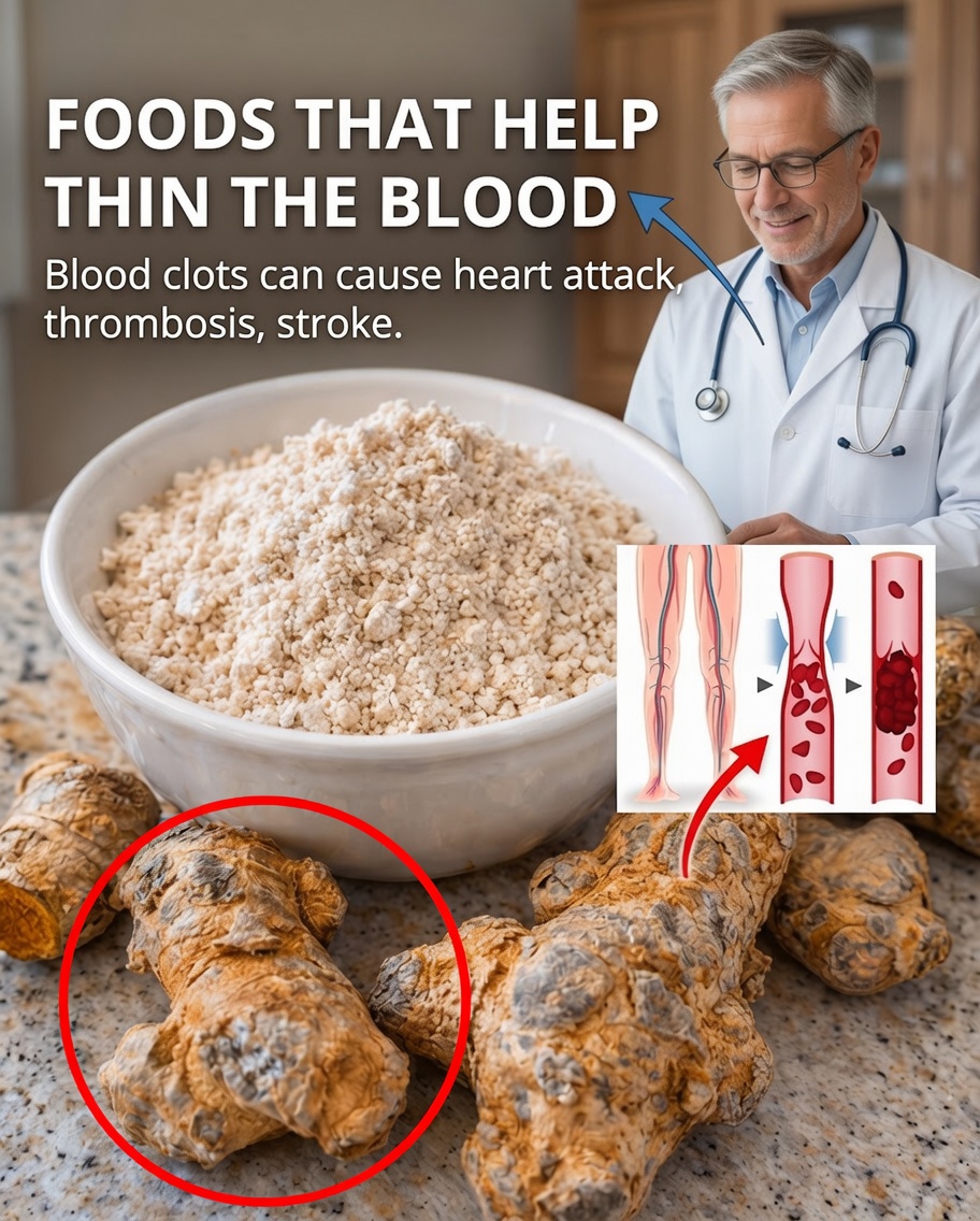7 Surprising Foods That Can Support Blood Circulation and Reduce the Risk of Blood Clots