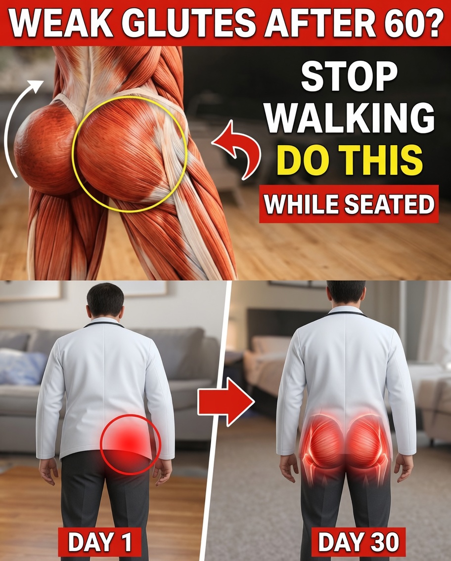 Over 60? 5 Essential Exercises to Strengthen Your Glutes Quickly – And Why Just Walking May Not Be Enough