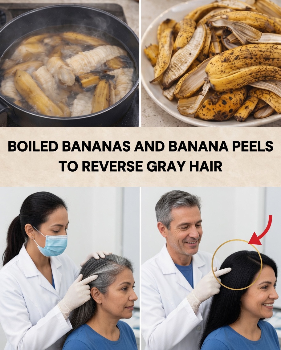 White Hair Turning Back to Black Naturally? The Truth About Banana Peel for Reversing Grays and Stimulating Hair Growth